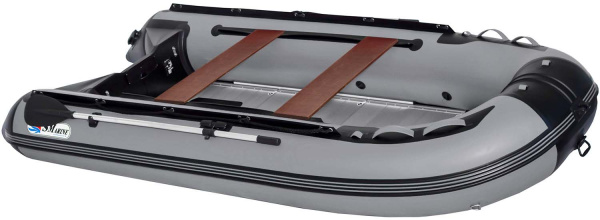 Лодка ПВХ SMarine (Смарин) SDP MAX - 420 (тёмно - серый/чёрный) | Мототека