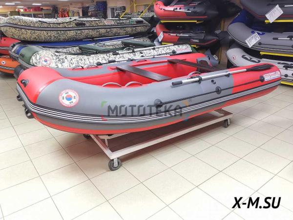 Лодка ПВХ Mishimo (Мишимо) PRO 335 зелёный/чёрный