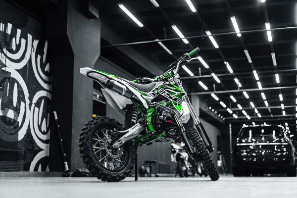 Питбайк BSE (БСЕ) EX 125e 17/14 Green 3 | Мототека